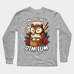 dim sum owl Long Sleeve T-Shirt